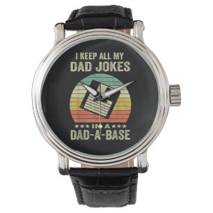 Mensen Funny vader grappen in dad-a-Base Horloge