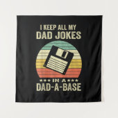Mensen Funny vader grappen in vader-a-Base Wandkleed (Voorkant)