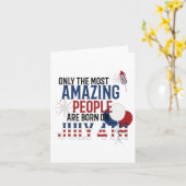 Mensen geboren op 4 juli Verjaardag Onafhankelijkh Kaart (Gele Bloem)