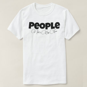 Mensen geen Big Fan T-shirt