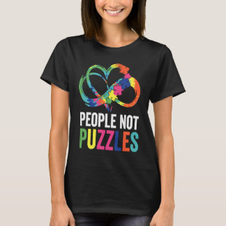 Mensen Geen Puzzels Inclusie Neuridiversiteit Auti T-shirt