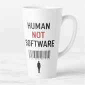 Mensen, geen software latte mok (Rechts)