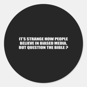 Mensen geloven in bevooroordeelde media, maar stel ronde sticker