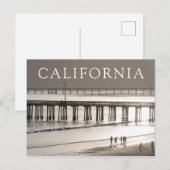 Mensen genieten van Avila Beach Briefkaart (Voorkant / Achterkant)