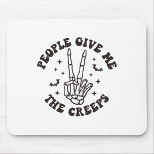 Mensen geven me het skeletskelet van de keizer muismat