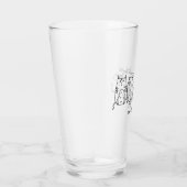 Mensen Grappige Meowy Kattenliefhebbers Glas (Rechts)