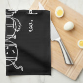 Mensen Grappige Meowy Kattenliefhebbers Theedoek (Quarter Fold)