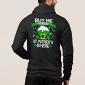 Mensen grappige St.Patrick's Dag Hoodie (Achterkant)
