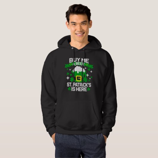 Mensen grappige St.Patrick's Dag Hoodie (Voorkant volledig)