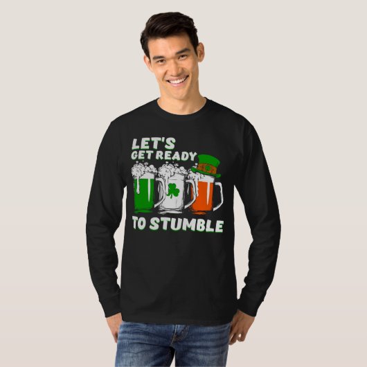 Mensen grappige St.Patrick's Dag T-shirt (Voorkant volledig)