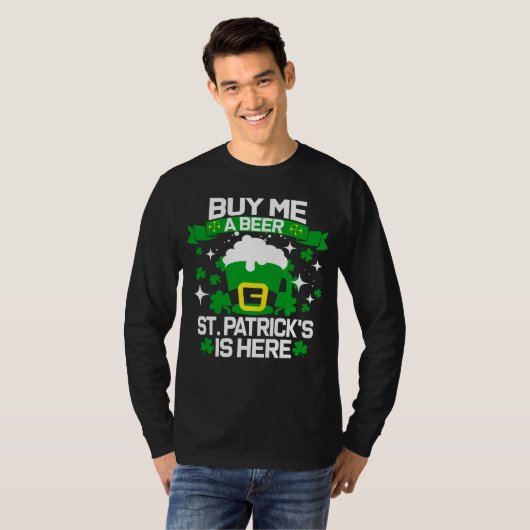 Mensen grappige St.Patrick's Dag T-shirt (Voorkant volledig)