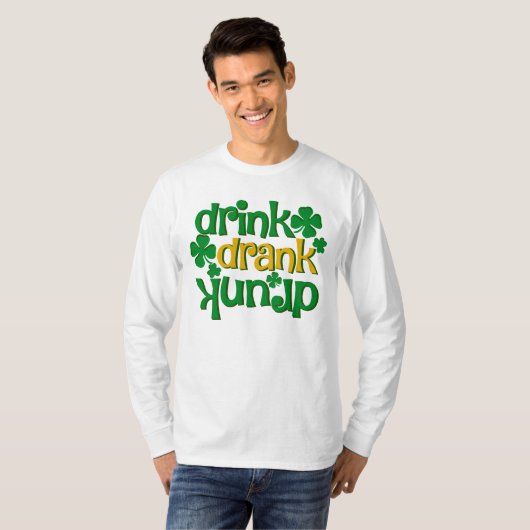 Mensen grappige St.Patrick's Dag T-shirt (Voorkant volledig)