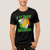Mensen grappige St.Patrick's Day Tri-Blend Shirt (Voorkant)