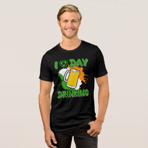 Mensen grappige St.Patrick's Day Tri-Blend Shirt