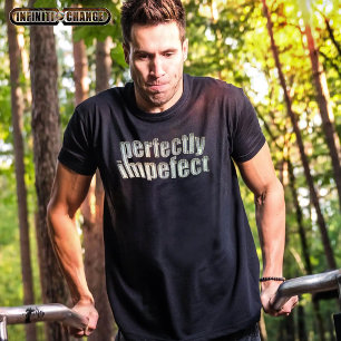 MENSEN grunge denim text-effect typografie T-shirt