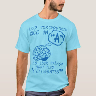 mensen hebben een intelligent breincitaat genomen t-shirt