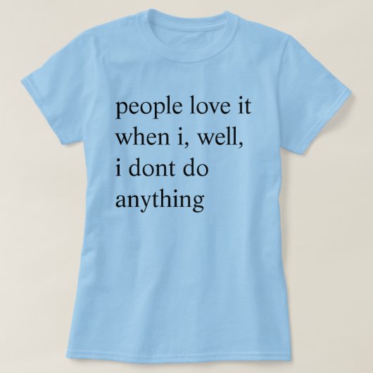 mensen houden ervan t-shirt (Design voorkant)
