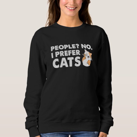 Mensen I Prefercats - Catsquotes Trui (Voorkant)
