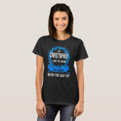 Mensen ik ben Christopher ik hou van de manier waa T-shirt (Voorkant volledig)