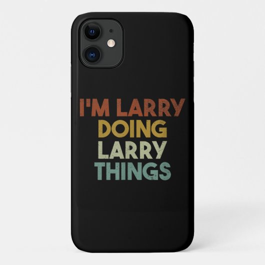 Mensen ik ben Larry die Larry-dingen doet Grappige Case-Mate iPhone Case (Achterkant)