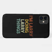 Mensen ik ben Larry die Larry-dingen doet Grappige Case-Mate iPhone Case (Achterkant (horizontaal))