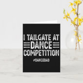 Mensen Ik Ga Na Danscompetities Dancedad Dan Kaart (Gele Bloem)