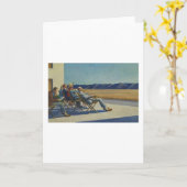 Mensen in de zon - Edward Hopper Kaart (Gele Bloem)