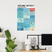 Mensen in Grid Spaces Poster - Modern Duits (Thuiskantoor)