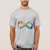 Mensen in het autisme spectrum zijn echt waardevol t-shirt (Voorkant)