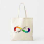 Mensen in het autisme spectrum zijn echt waardevol tote bag (Voorkant)