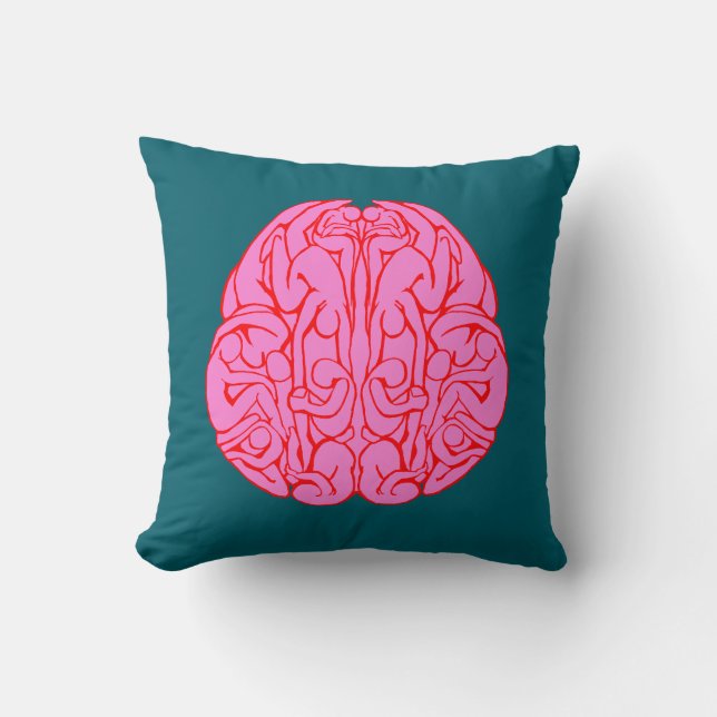 Mensen in mijn Brein Kussen (Voorkant)