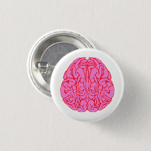 Mensen in mijn Brein Ronde Button 3,2 Cm