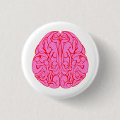 Mensen in mijn Brein Ronde Button 3,2 Cm (Voorkant)