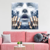 Mensen in Nood Canvas Afdruk (Insitu (Woonkamer))