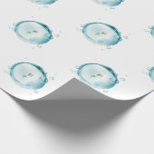 Mensen inpakken cadeaupapier (Hoek)