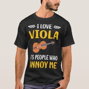 Mensen irriteren Viola Violist T-shirt