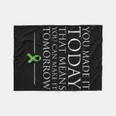 Mensen, jullie hebben het vandaag gered, dat betek fleece deken (Voorkant (Horizontaal))