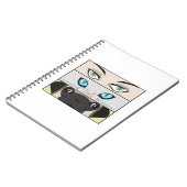 Mensen, katten en honden die naar je kijken notitieboek (Linkerzijde)