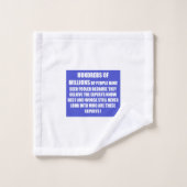 Mensen keuze levensstijl gedichten bad handdoek (Wasdoekje)