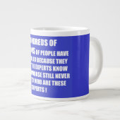 Mensen keuze levensstijl gedichten grote koffiekop (Voorkant rechts)