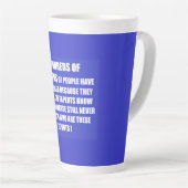 Mensen keuze levensstijl gedichten latte mok (Rechterhoek)