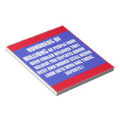 Mensen keuze levensstijl gedichten notitieblok (Schuin)