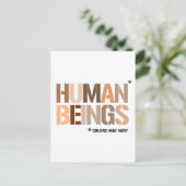 MENSEN: Kleuren kunnen variëren Briefkaart (Staand voorkant)