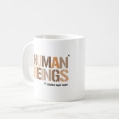 MENSEN: Kleuren kunnen variëren Koffiemok (Voorkant links)