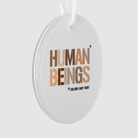 MENSEN: Kleuren kunnen variëren Ornament (voorkant)