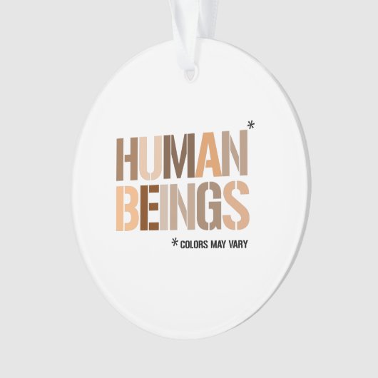 MENSEN: Kleuren kunnen variëren Ornament (voorkant)