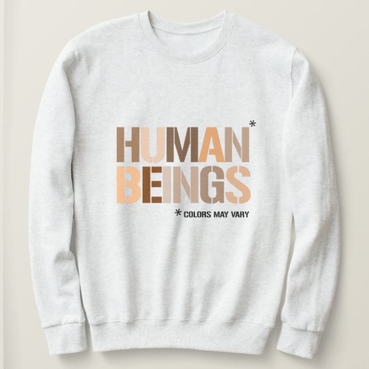 MENSEN: Kleuren kunnen variëren Trui (Design voorkant)