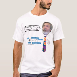 Mensen kunnen niet rekenen t-shirt