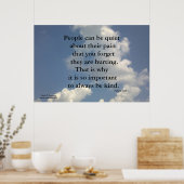 MENSEN KUNNEN NIKITA GILL POSTER WORDEN (Keuken)