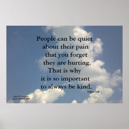 MENSEN KUNNEN NIKITA GILL POSTER WORDEN